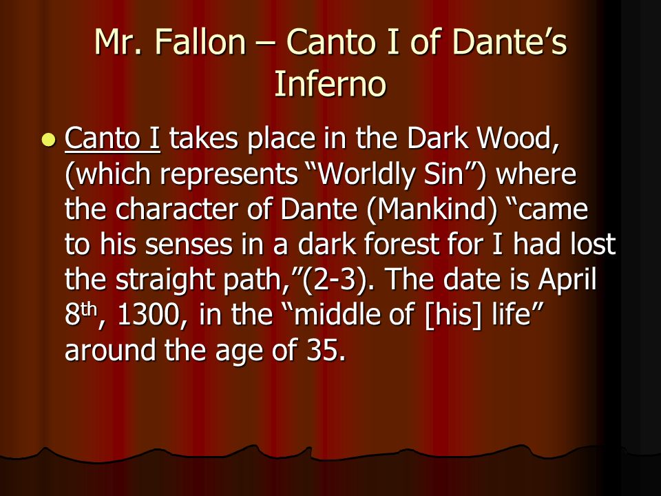 Dante's Inferno: Cantos I-III It's just like the video game, right? - ppt  download