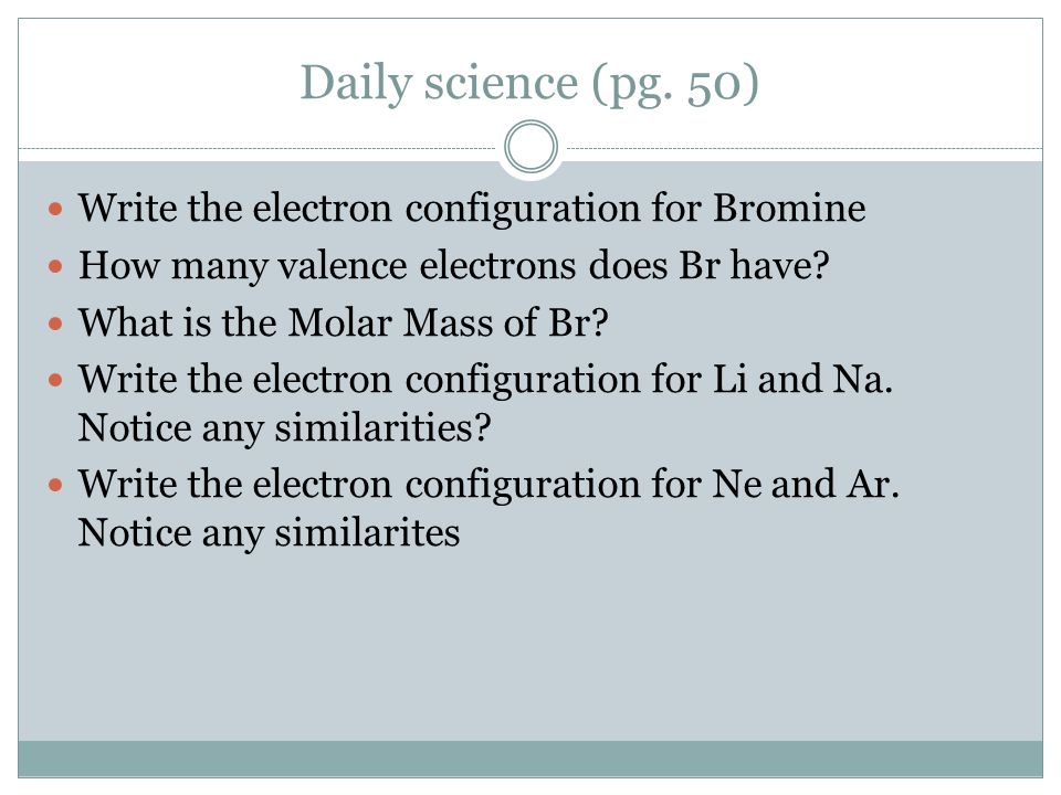 Electrons Electrons