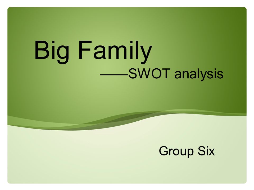 family analysis
