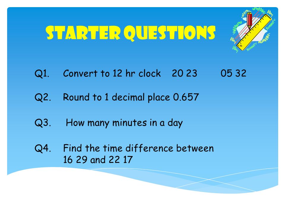 Starter Round to 1 decimal place - ppt download