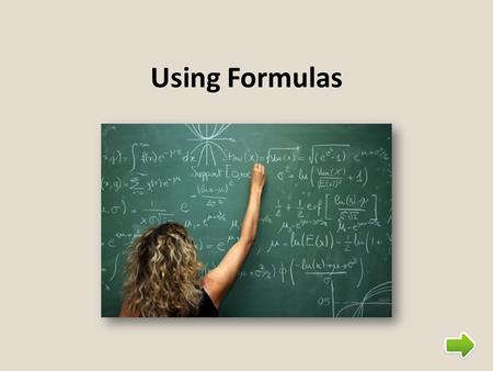 Using Formulas.