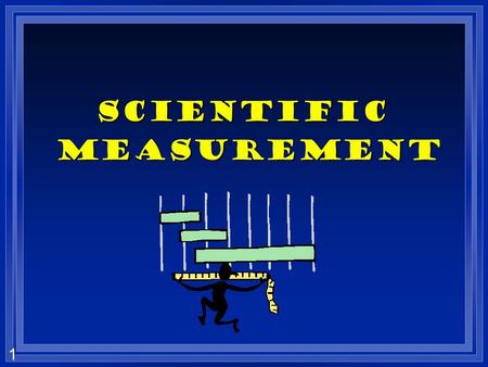 1 Scientific measurement measurement 2 Types of measurement l Quantitative- use numbers to describe l Qualitative- use description without numbers l.