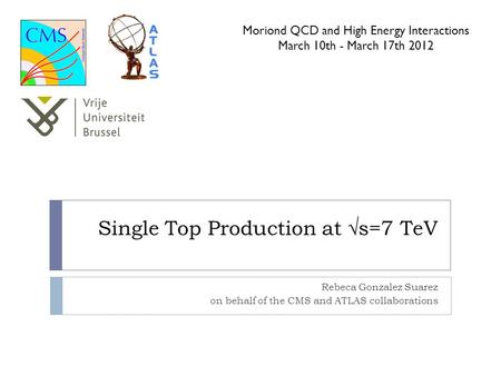 Single Top Production at √s=7 TeV
