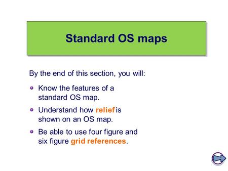Standard OS maps Standard OS maps