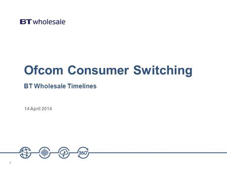 Ofcom Consumer Switching