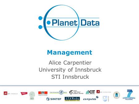 Alice Carpentier University of Innsbruck STI Innsbruck
