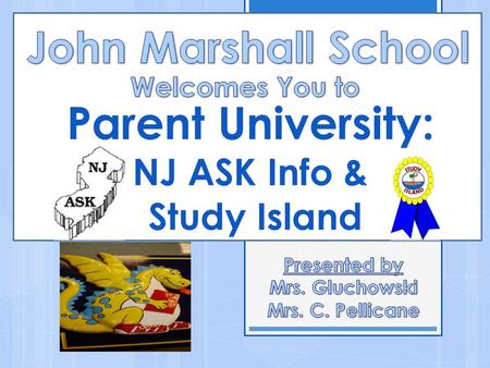 Parent University: NJ ASK Info & Study Island