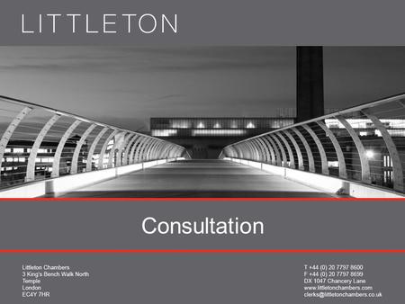 Consultation. Damian Brown QC 02077978600 Collective Redundancy Consultation: Past, present and Future.