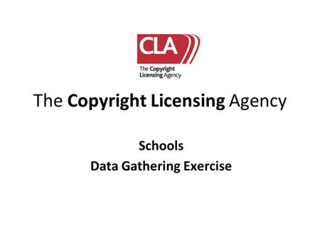 The Copyright Licensing Agency