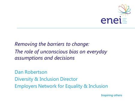 Removing the barriers to change: