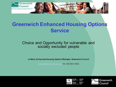 Greenwich Enhanced Housing Options Service