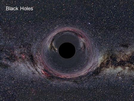 Black Holes. Underlying principles of General Relativity The Equivalence Principle No difference between a steady acceleration and a gravitational field.