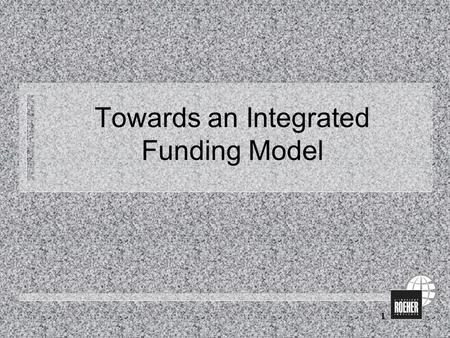 1 Towards an Integrated Funding Model. 2 Challenges to be addressed n Persisting low basic incomes of people with disabilities n Significant income difference.