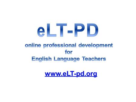 Our Team Adriana del Paso is president and CEO of eLT-PD. She is a best selling EFL textbook author, has given workshops worldwide, and has over 30 years.