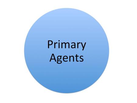 PRIMARY AGENTS Primary agents include parents and family, peers, schools, religion and media. Parents and families are one of the most powerful.