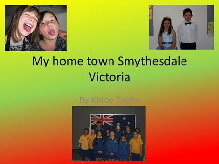 My home town Smythesdale Victoria By Khloe Tuohy.