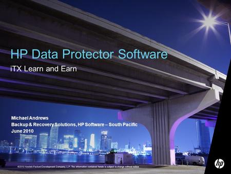 HP Data Protector Software