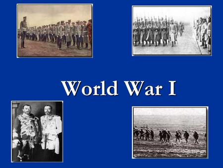 World War I.