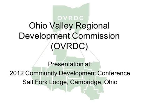 Ohio Valley Regional Development Commission (OVRDC)