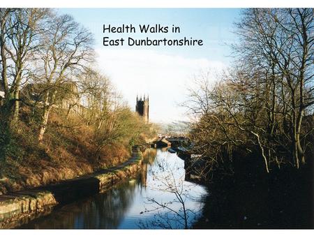 Health Walks in East Dunbartonshire. Physically active people have up to 50 per cent reduced risk of major chronic disease such as coronary heart disease,