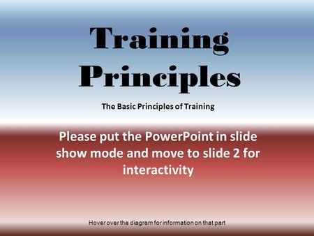 The Basic Principles of Training