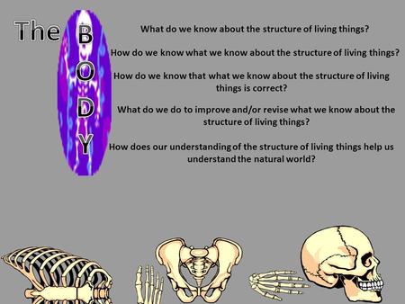 What do we know about the structure of living things? How do we know what we know about the structure of living things? How do we know that what we know.