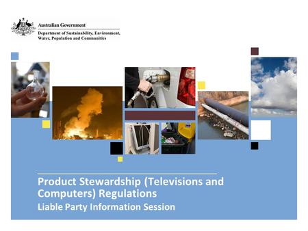 Product Stewardship (Televisions and Computers) Regulations