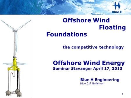 Offshore Wind Floating Foundations the competitive technology