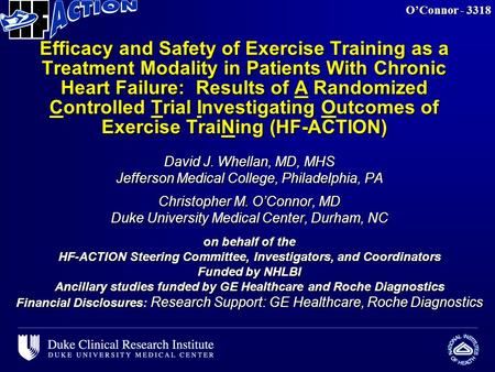Efficacy and Safety of Exercise Training as a Treatment Modality in Patients With Chronic Heart Failure: Results of A Randomized Controlled Trial Investigating.