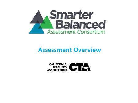 Assessment Overview. 2 SBAC Member States 2  27 states representing 43% of K-12 students  22 governing 5 advisory states.