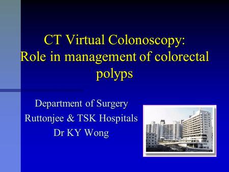 CT Virtual Colonoscopy: Role in management of colorectal polyps