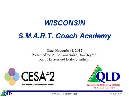WISCONSIN S.M.A.R.T. Coach Academy