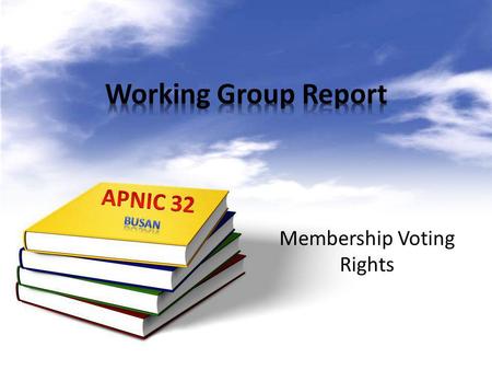 Membership Voting Rights. Executive Council is an elected body Members are expected to vote and elect EC members. Currently APNIC follows proportional.