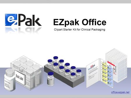 EZpak Office Clipart Starter Kit for Clinical Packaging office.ezpak.net.