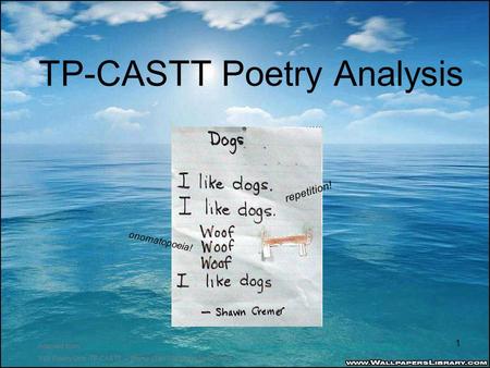 TP-CASTT Poetry Analysis