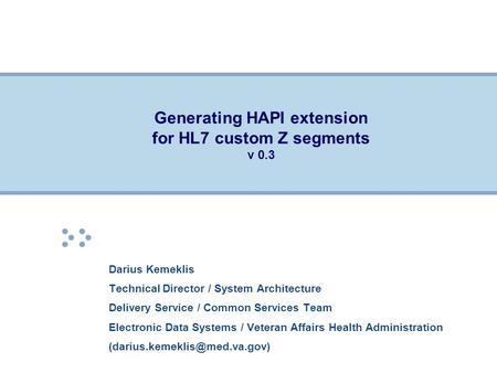 Generating HAPI extension for HL7 custom Z segments v 0.3