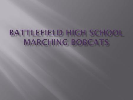 Charlottesville Calacade  High General Effect - Class “A”  2nd Place Auxiliary - Class “A”  1st Place Band – Class “A” Powhatan - Invitational  1st.