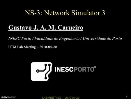 NS-3: Network Simulator 3