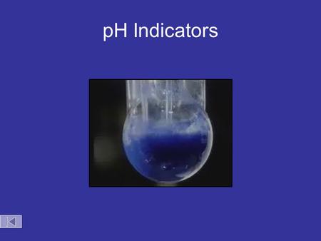 PH Indicators.