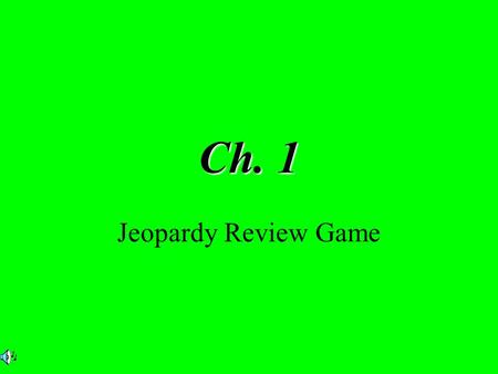 Ch. 1 Jeopardy Review Game. $2 $5 $10 $20 $1 $2 $5 $10 $20 $1 $2 $5 $10 $20 $1 $2 $5 $10 $20 $1 $2 $5 $10 $20 $1 Fill in the Blank True or False Anasazi,