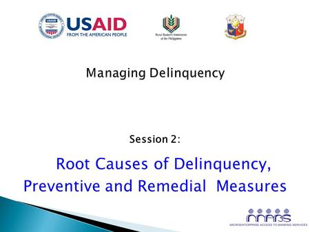 Root Causes of Delinquency, Preventive and Remedial Measures