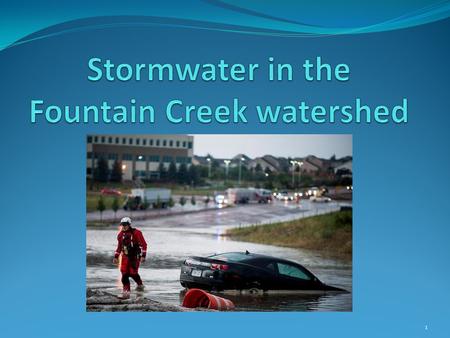 1. 2 Current stormwater system - ASCE 2012 report card CapacityD- Operations & MaintenanceD+ ConditionF Drainage Basin PlanningF Program & Funding Public.