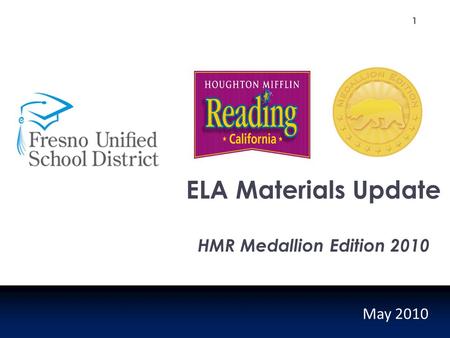 ELA Materials Update HMR Medallion Edition 2010