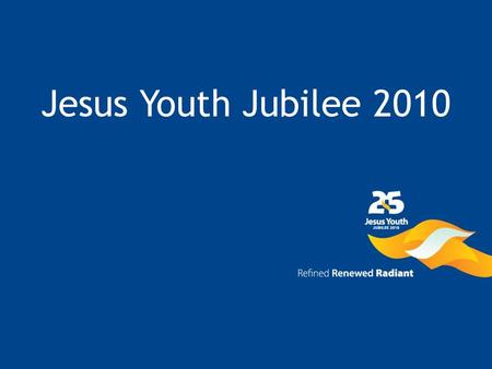 Jesus Youth Jubilee 2010. Jubilee promo to be played here. Download video from: