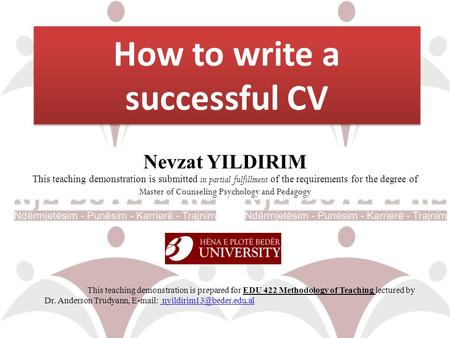 How to write a successful CV