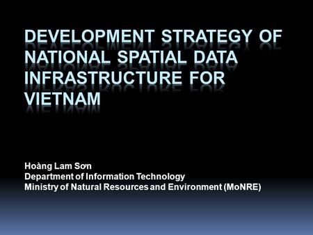 Hoàng Lam Sơn Department of Information Technology