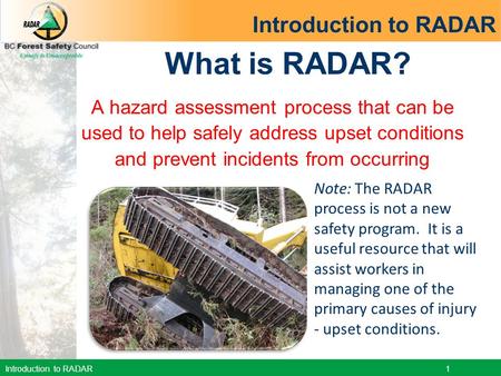 What is RADAR? Introduction to RADAR