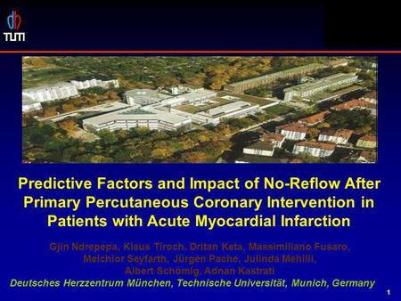 STOPAMI 1 & 2 Predictive Factors and Impact of No-Reflow After Primary Percutaneous Coronary Intervention in Patients with Acute Myocardial Infarction.