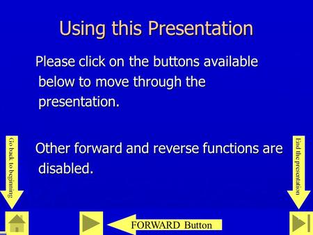0 23 46 1 Using this Presentation Please click on the buttons available below to move through the presentation. Please click on the buttons available below.