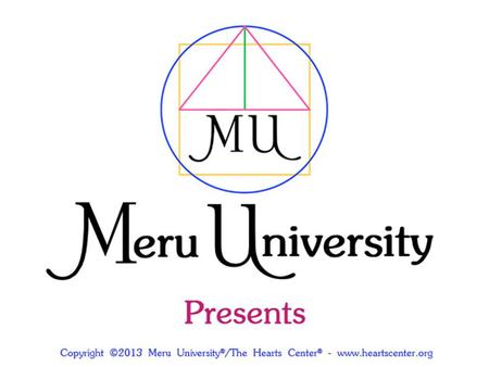 Meru University Presents. MU 1301 Promotion Slide Class 1 Class 5.